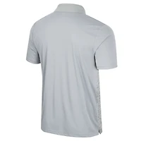 Men's Colosseum Gray Georgetown Hoyas Cybernetic Polo