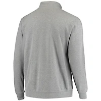 Colosseum Heathered Grey Georgetown Hoyas Tortugas Logo Quarter-Zip Jacket