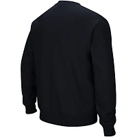 Men's Colosseum Navy Georgetown Hoyas Arch & Logo Crew Neck Sweatshirt