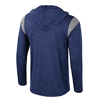 Men's Colosseum Navy Georgetown Hoyas Dozer Half-Zip Windshirt