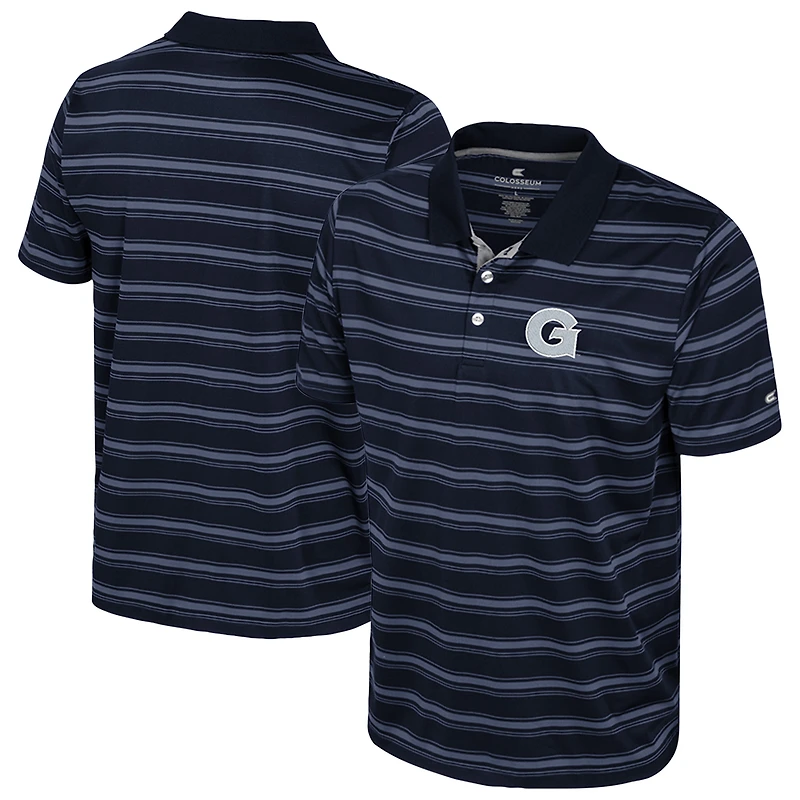 Polo Colosseum bleu marine pour homme, motif Milk Steak, Georgetown Hoyas