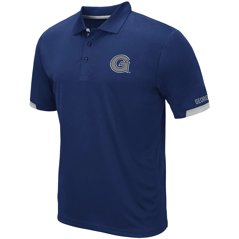 Polo léger Colosseum Navy Georgetown Hoyas Santry pour hommes