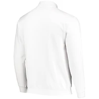 Men's Colosseum White Georgetown Hoyas Tortugas Logo Quarter-Zip Jacket