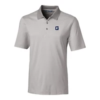 Polo extensible à rayures ton sur Georgetown Hoyas Forge pour homme, gris Cutter & Buck