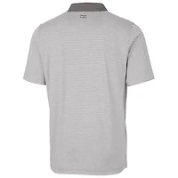 Polo extensible à rayures ton sur Georgetown Hoyas Forge pour homme, gris Cutter & Buck