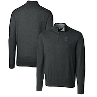 Pull-over zippé quart de tour pour homme, couleur charbon chiné, des Georgetown Hoyas Lakemont