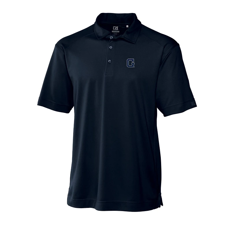 Men's Cutter & Buck Navy Georgetown Hoyas Big Tall DryTec Genre Textured Solid Polo