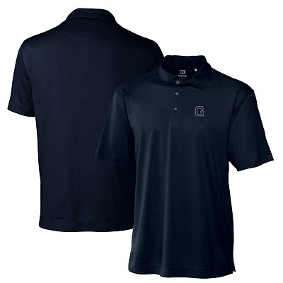 Men's Cutter & Buck Navy Georgetown Hoyas Big Tall DryTec Genre Textured Solid Polo