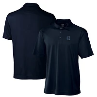 Men's Cutter & Buck Navy Georgetown Hoyas Big Tall DryTec Genre Textured Solid Polo