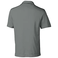 Men's Cutter & Buck Steel Georgetown Hoyas DryTec Genre Textured Solid Polo