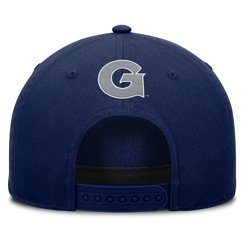 Men's Fanatics Navy Georgetown Hoyas Foul Ball Rope Adjustable Hat