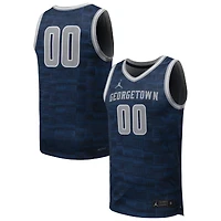 Maillot de basketball réplique Jordan Brand n° 00 bleu marine Georgetown Hoyas pour homme