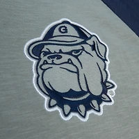 T-shirt à manches longues raglan flammé légendaire Georgetown Hoyas gris Mitchell & Ness pour hommes