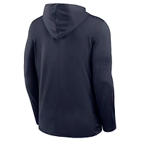 Men's Nike  Navy Georgetown Hoyas Sideline Dri-FIT Lightweight Hooded Top