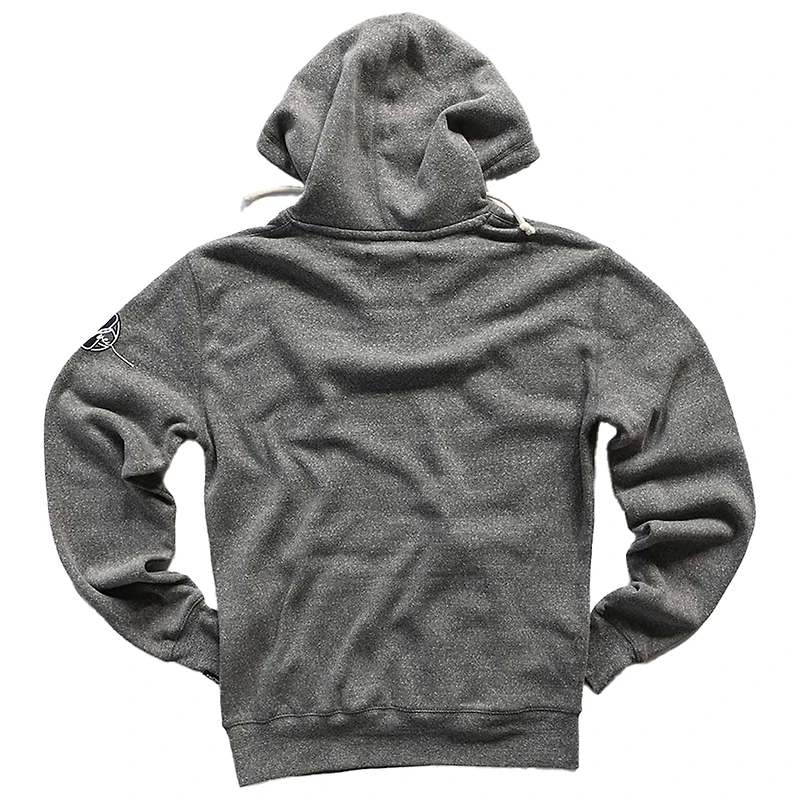 Men's Roots of Fight Allen Iverson Gray Georgetown Hoyas Tri-Blend Pullover Hoodie