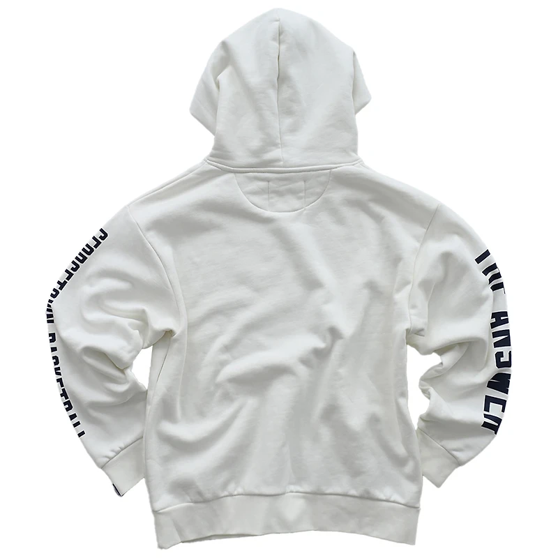Men's Roots of Fight Allen Iverson White Georgetown Hoyas Heavyweight Pullover Hoodie