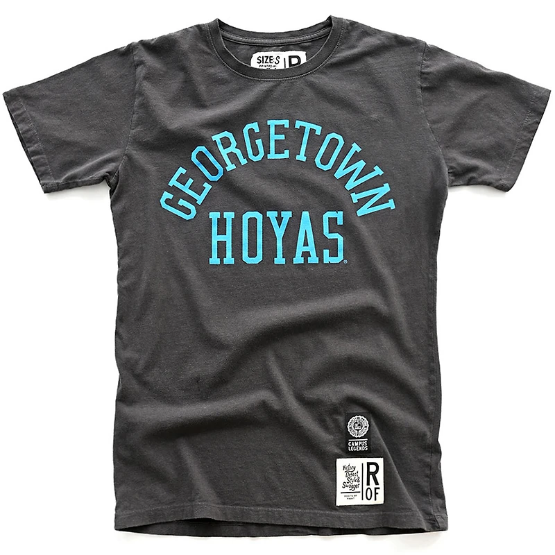 T-shirt classique noir « Roots of Fight » pour homme, Georgetown Hoyas