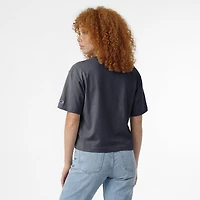 Women's Champion  Navy Georgetown Hoyas Waist Length Wordmark T-Shirt