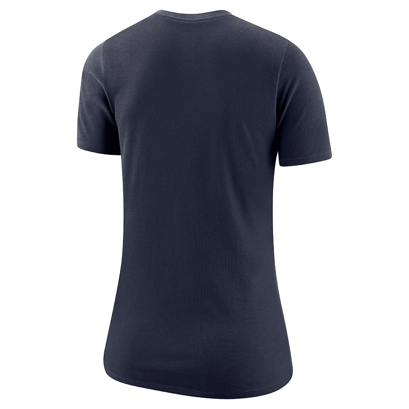 T-shirt Nike Georgetown Hoyas Primary pour femmes, bleu marine