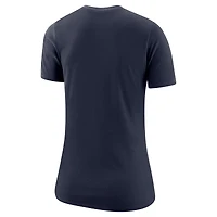 T-shirt Nike Georgetown Hoyas Primary pour femmes, bleu marine