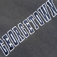 Youth Stadium Athletic Charcoal Georgetown Hoyas Big Logo Pullover Hoodie