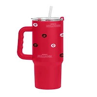 Georgia Bulldogs 24 oz Gobelet à revêtement en poudre Step and Repeat