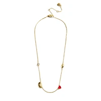 Collier à breloques espacées délicates BaubleBar Georgia Bulldogs
