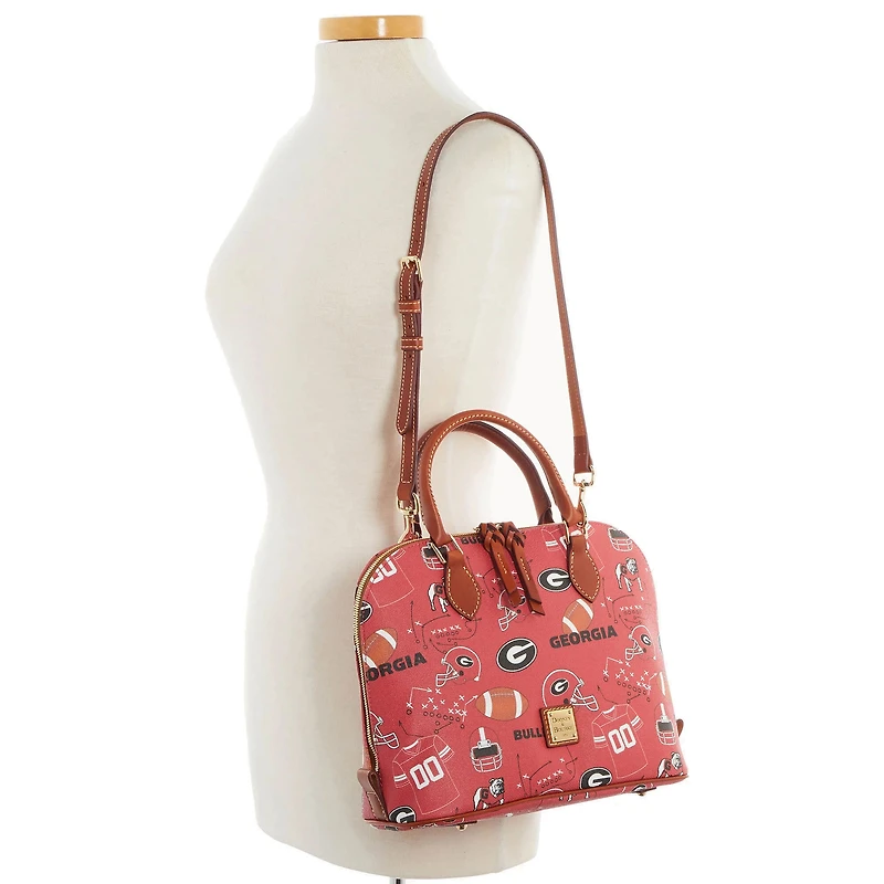 Sacoche zippée Dooney & Bourke Georgia Bulldogs Game Day