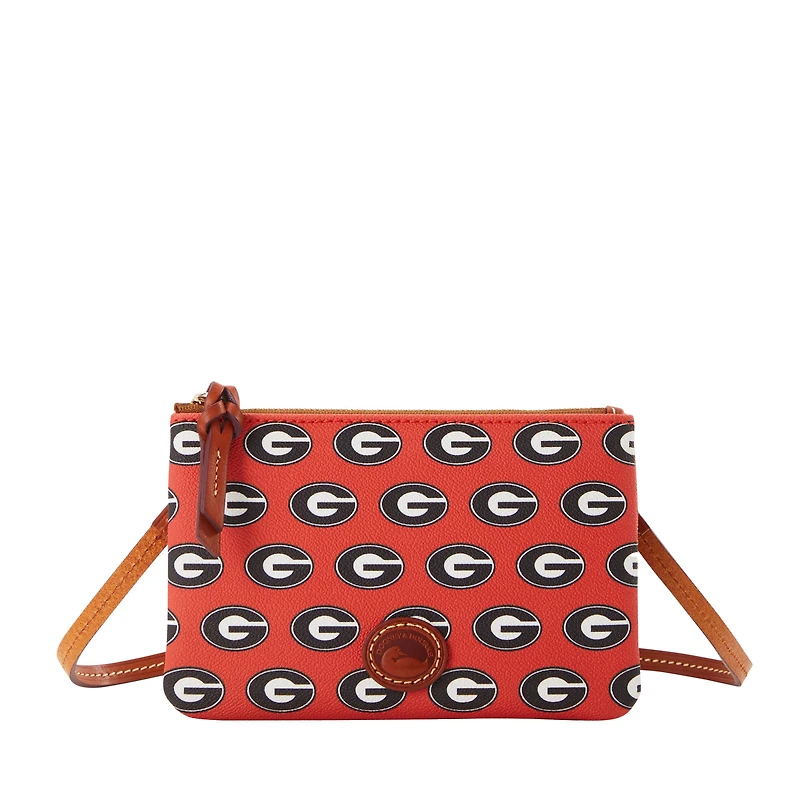 Dooney & Bourke  Georgia Bulldogs Top Zip Crossbody Bag