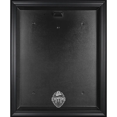 Vitrine de présentation pour maillots Fanatics Authentic Georgia Bulldogs College Football Playoff 2022 National Champions avec logo encadré noir