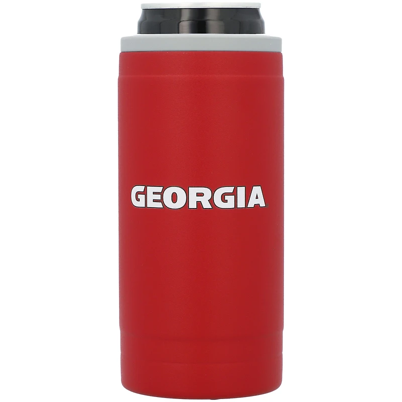Georgia Bulldogs 12oz. Flipside Powdercoat Slim Can Cooler