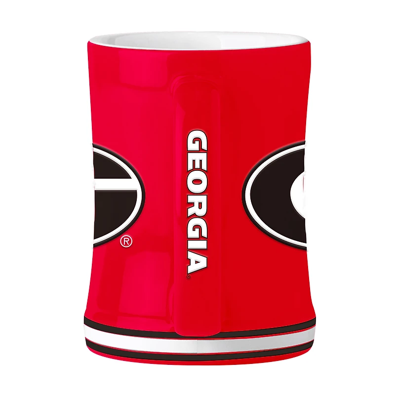 Bulldogs de Géorgie 14oz. Tasse à logo en relief