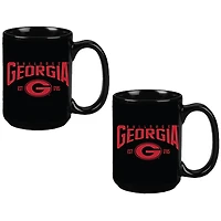 Lot de deux tasses Georgia Bulldogs de 425 ml