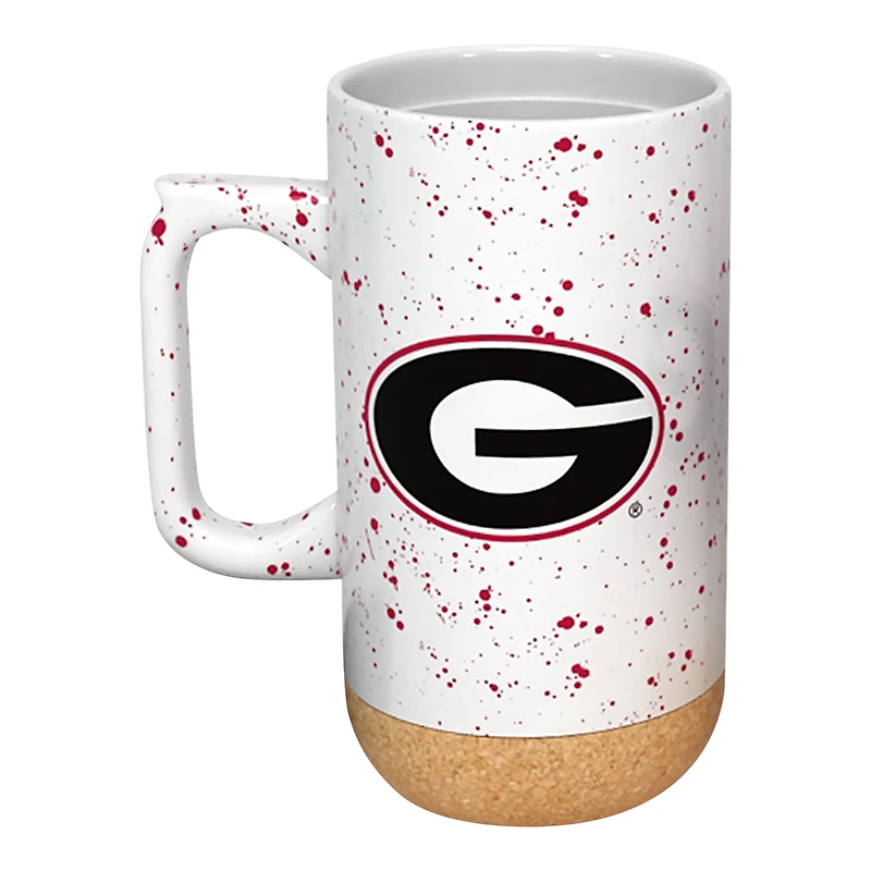 Bulldogs de Géorgie 18oz. Tasse en liège moucheté