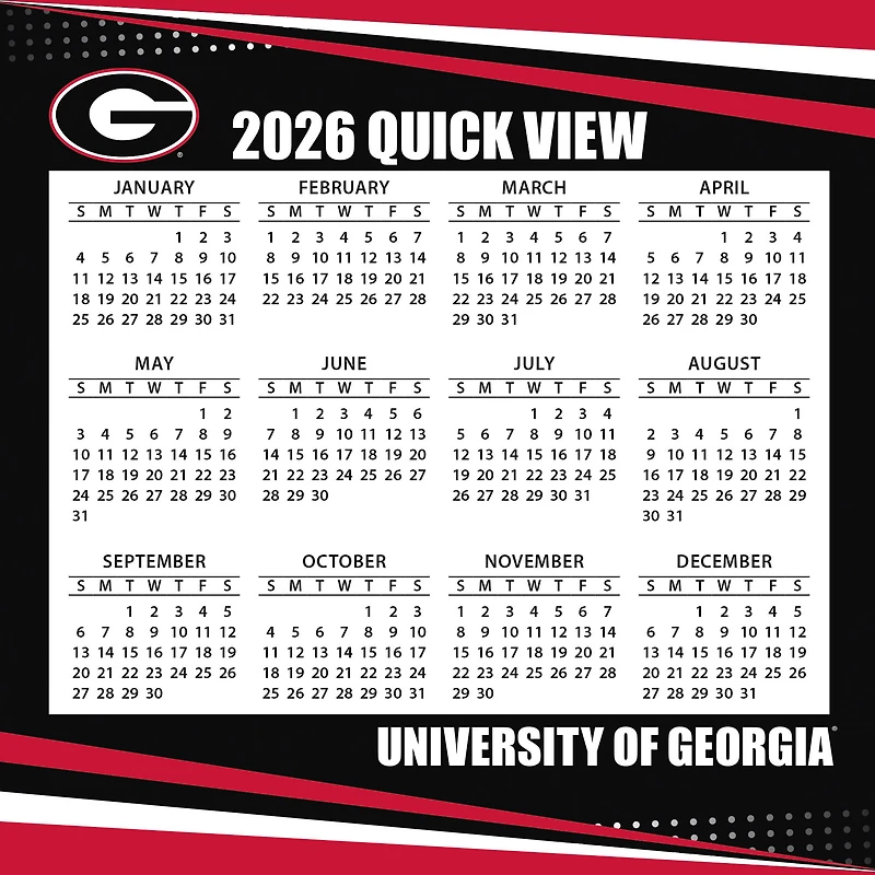 Calendrier des matchs 2026 des Georgia Bulldogs