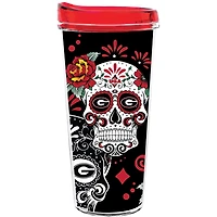 Bouledogues de Géorgie 22 oz. Gobelet Día de los Muertos