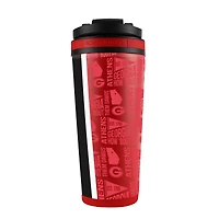 Bouteille shaker en acier inoxydable Georgia Bulldogs de 26 oz. 4D
