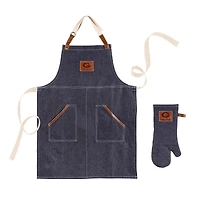 Ensemble tablier et gants de barbecue Georgia Bulldogs