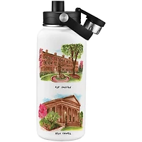 Bouteille d'eau aquarelle Laura Wilcox Georgia Bulldogs (960 ml)