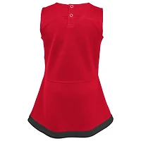 Girls Preschool Red/Black Georgia Bulldogs Two-Piece Cheer Captain Jumper Dress & Bloomers Set
