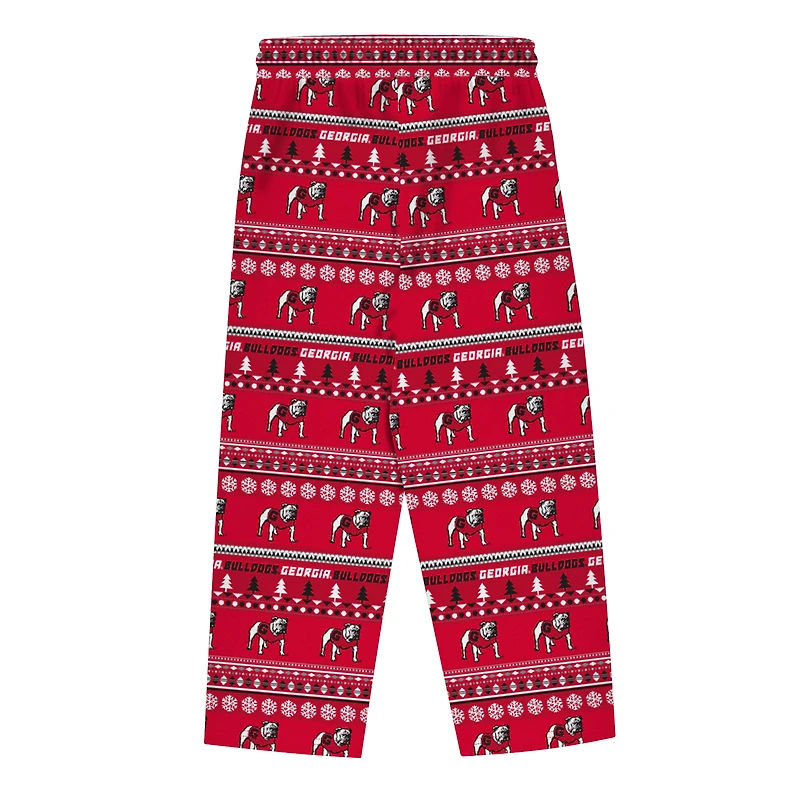 Infant & Newborn Outerstuff Red Georgia Bulldogs Ugly Sweater Pajama Set