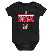 Infant Georgia Bulldogs Sunday Comics 3-Pack Bodysuit Set