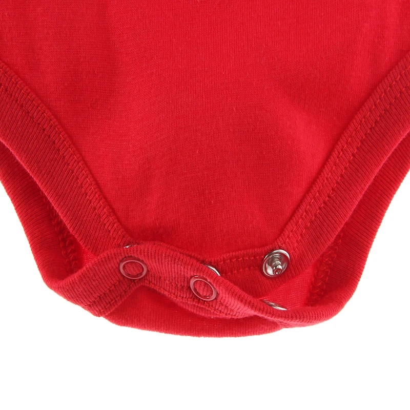 Body bébé rouge Georgia Bulldogs avec grand logo