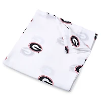 Infant Three Little Anchors White Georgia Bulldogs 47'' x 47'' Muslin Swaddle Blanket