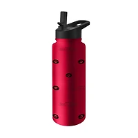 Bouteille de 34 oz (994 ml) « Steep and Repeat Quencher » de Logo Brands Georgia Bulldogs