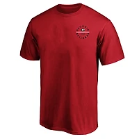 Men's Fanatics  Red Georgia Bulldogs Big & Tall Fast Break 2 Hit T-Shirt