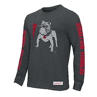 T-shirt à manches longues pour homme Mitchell & Ness Georgia Bulldogs Team Pride anthracite