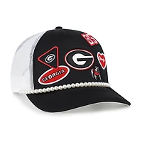 Men's '47  Black/White Georgia Bulldogs Rally On Hitch Adjustable Hat