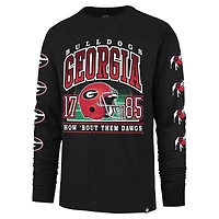 Men's '47  Black Georgia Bulldogs Go Big Long Sleeve T-Shirt