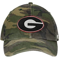 Men's '47 Camo Georgia Bulldogs Clean Up Core Adjustable Hat